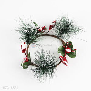 Most popular Christmas decoration candle holder wreaths