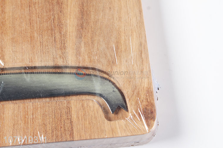 Reasonable Price Wooden Cutting Board Cheese Board And Knife Set