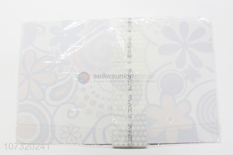 Most popular 12pcs flower printed frosted pp placemat and cup mat set