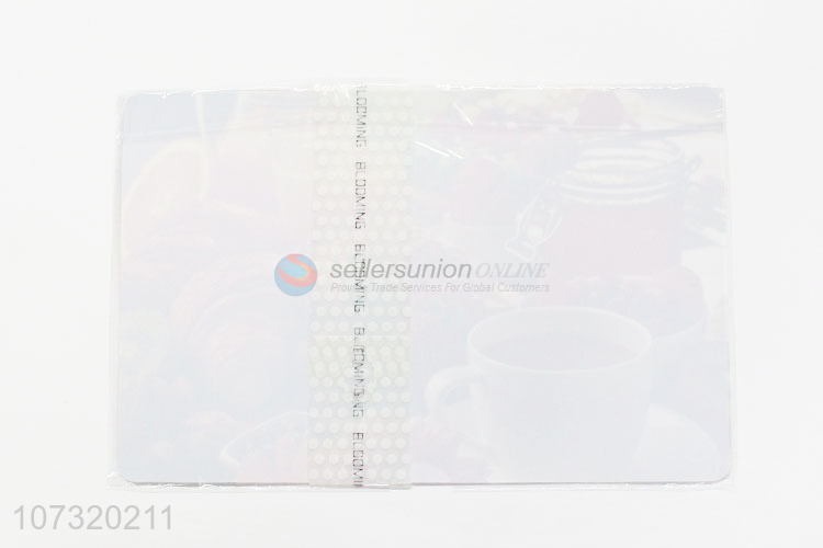 Good quality 12pcs coffee mug printed eco-friendly frosted placemat and cup mat set