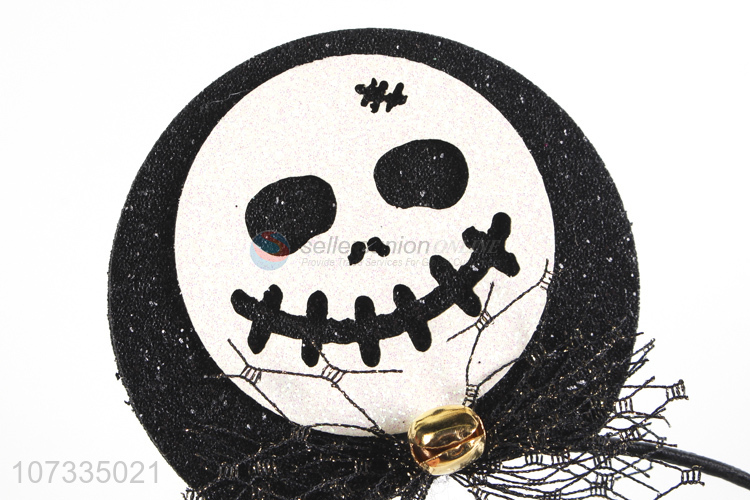Bottom Price Festival Decorations Halloween Skull Round Ear Hair Clasp