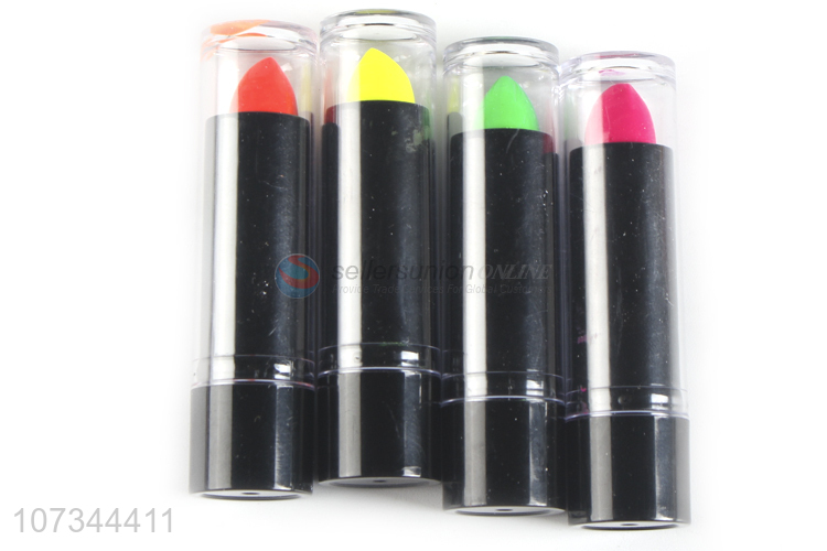 Cheap And Good Quality Halloween Makeup Washable Non-Toxic Tube Stick Lipstick