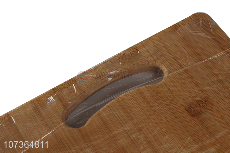 Good market kitchen utensils reusable natural bamboo wood cutting board