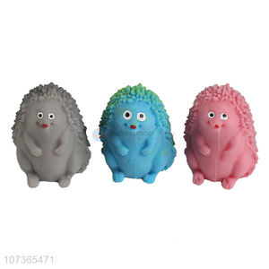 Competitive Price TPR Soft Animal Stress Ball Hedgehog Shaped Squeeze Toy