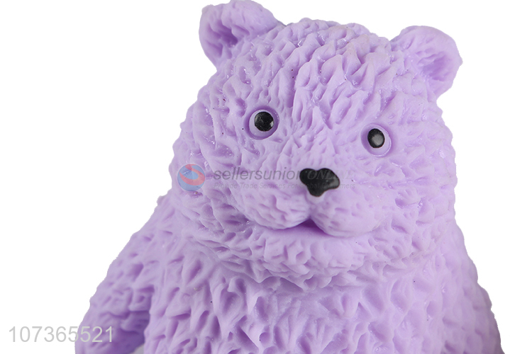 Factory Wholesale TPR Animal Bear Squeezes Toys Decompression Fun Toy