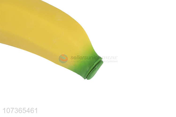 Hot Sale Promotion Gift Funny Soft Plastic TPR Squeeze Banana Toy