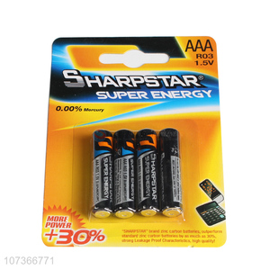 Custom 1.5V AAA Battery Multipurpose Dry Battery