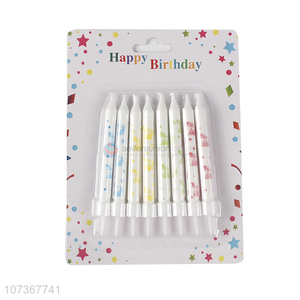 Reasonable Price Cute Printing Party Candle Birthday Cake Candles Set