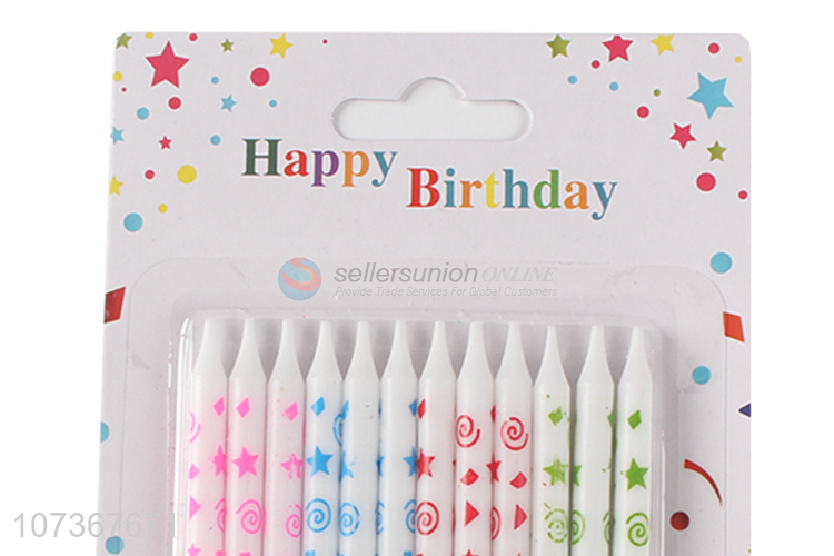 Customized Birthday Party Paraffin Waxhappy Birthday Candles And Holders
