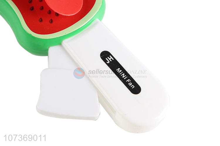Unique Design Summer Toy Fruit Mini Portable Fan Small Handheld Fans