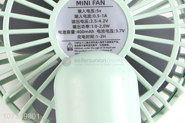 Factory Supply Beautiful Mini Handheld Fan Usb Rechargeable Small Fan