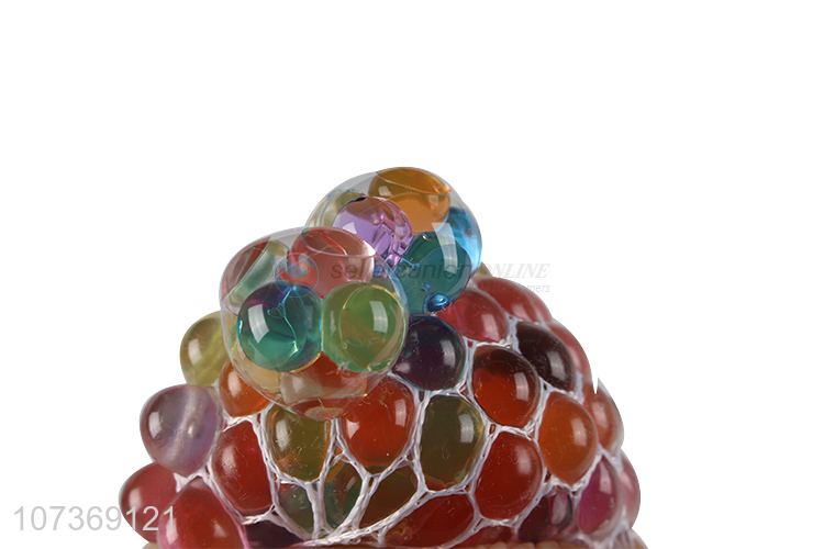 Wholesale Magic Colorful Mesh Stress Ball Grape Ball Toy