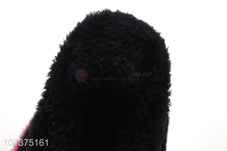 Suitable price winter warm fluffy indoor shoes plush floor shoes