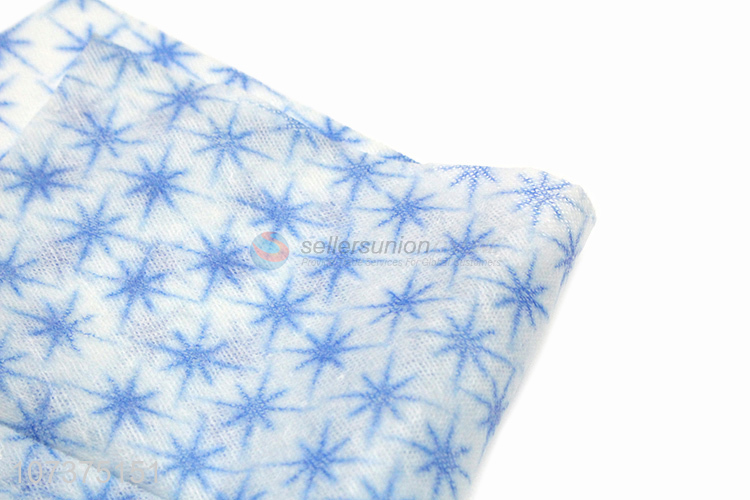 Hot sale star printed nonwovens cleaning cloth for kitchen and home