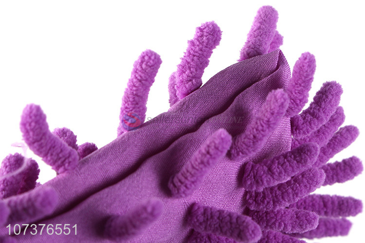 Good market solid color microfiber car cleaning glove car super mitt