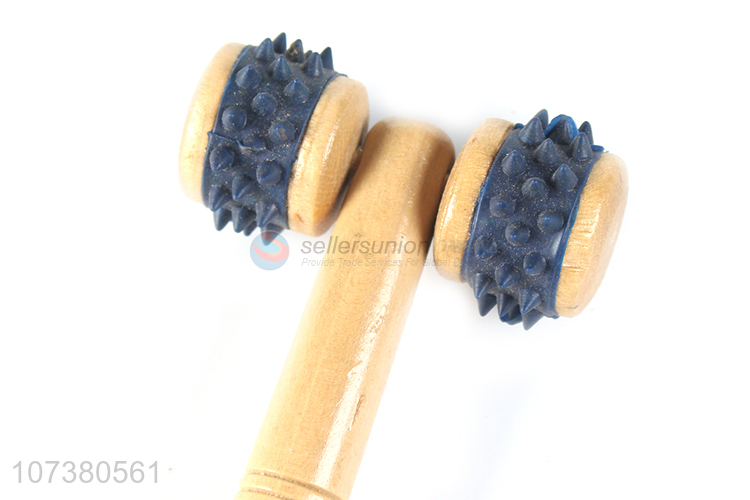 Professional Manual Wooden Body Face Massager Roller