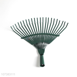 Hot selling iron leaf rake head pitchfork farm garden tool