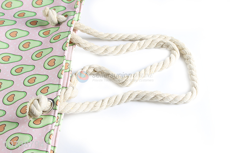 High Quality Canvas Hand Bag Rope Handle Shopping Bag