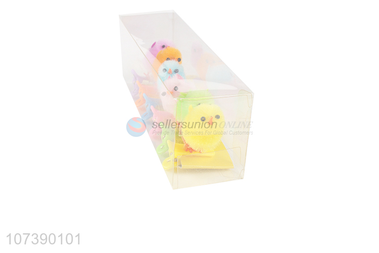 New Product Holiday Supplies Mini Colorful Easter Chicken On Clips