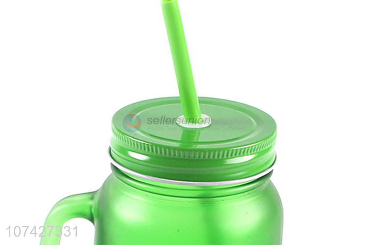 Good Sale Colorful Straw Cup Fashion Juice Glass
