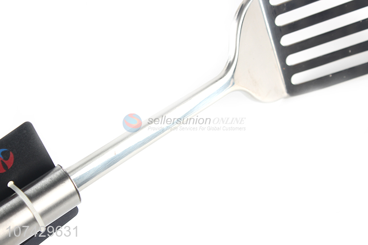 Factory price stainless steel kitchen cooking slotted turner
