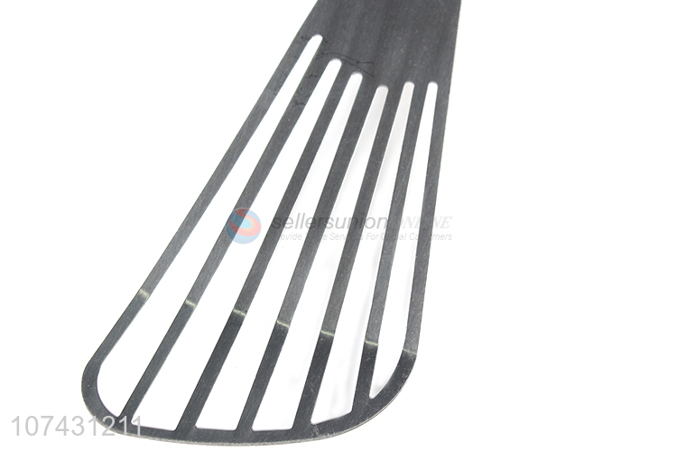 Wholesale Bamboo Handle Multifunction Kitchen Cooking Stainless Steel Leakage Shovel