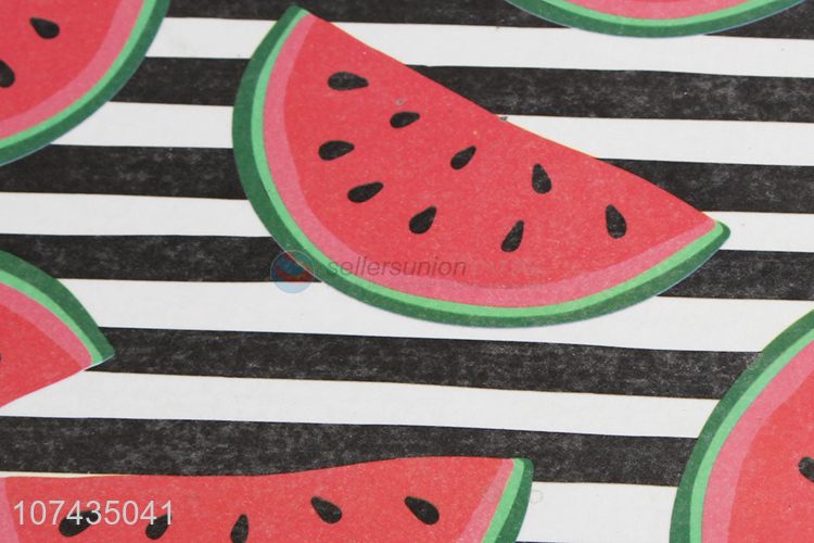 Good Price Watermelon Pattern Rectangle Placemat Cup Mat