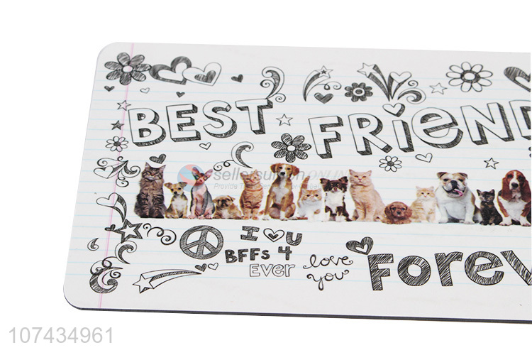 Cute Animal Pattern Rectangle Placemat Cup Mat