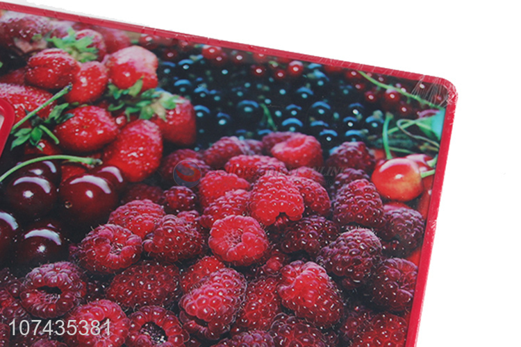 Delicate Design Fruit Pattern Rectangle Cutting Board