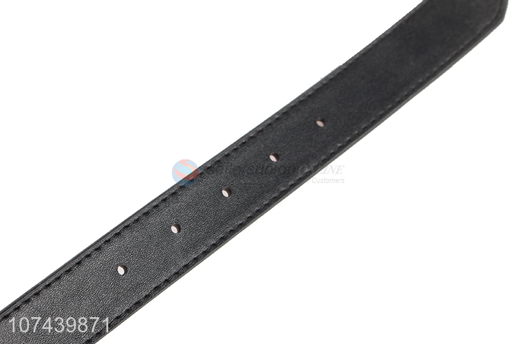 Recent design ladies belts pin buckle pu belts