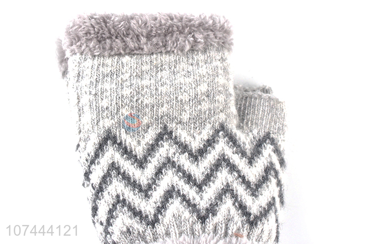 Good Sale Winter Warm Fingerless Gloves For Women