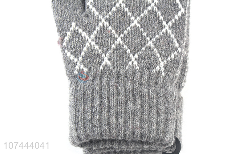 New Style Adult Knitted Gloves Fashion Winter Warm Gloves