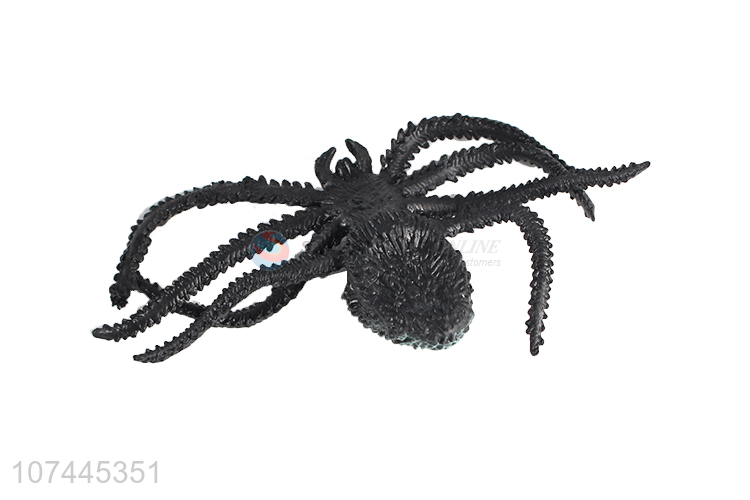 Factory direct sale simulation spider model rubber animal toy