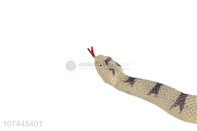 Hot sale realistic animal model toy tpr snake toy