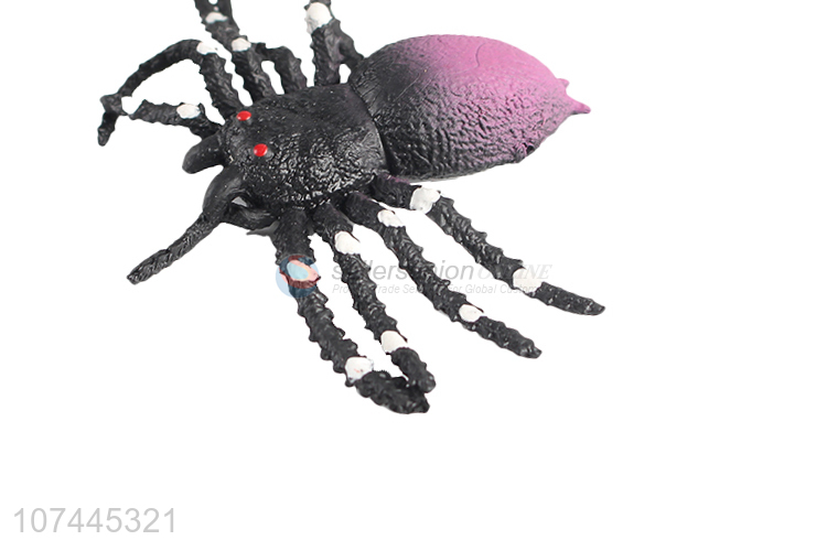 Most popular simulation animal model soft squishy spider toy