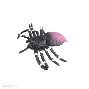 Most popular simulation animal model soft squishy spider toy