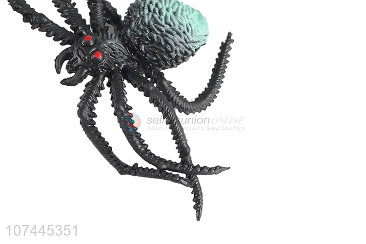 Factory direct sale simulation spider model rubber animal toy