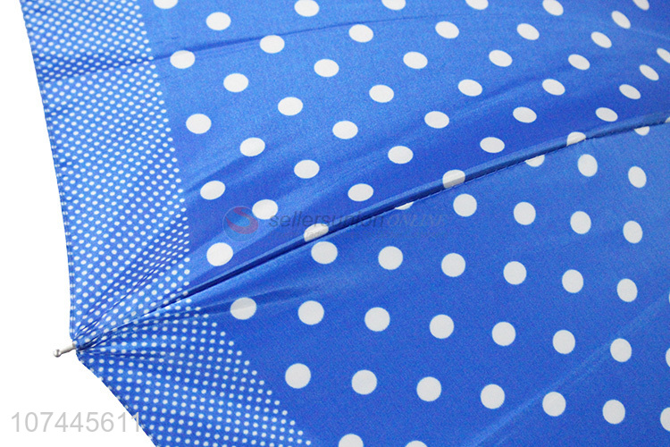 New Design Colorful Semi-Automatic Straight Umbrella