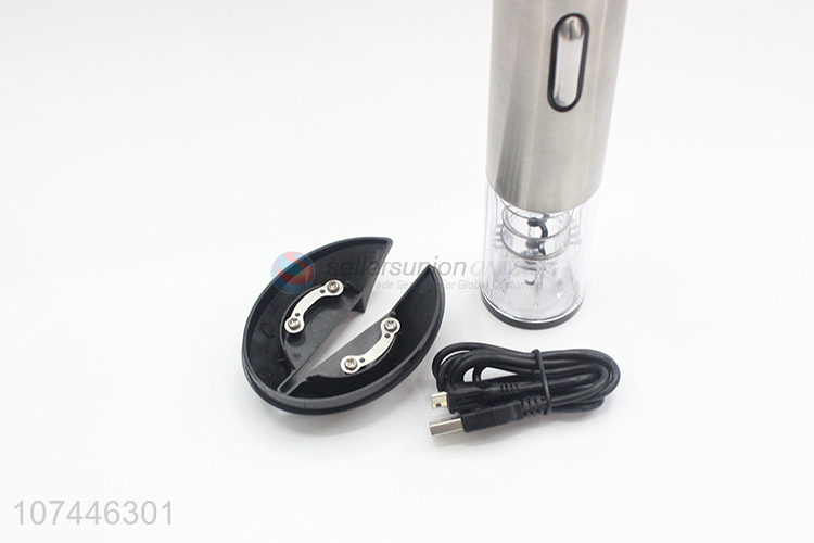 Premium quality rechargeable automatic electric wine opener gift set corkscrew set