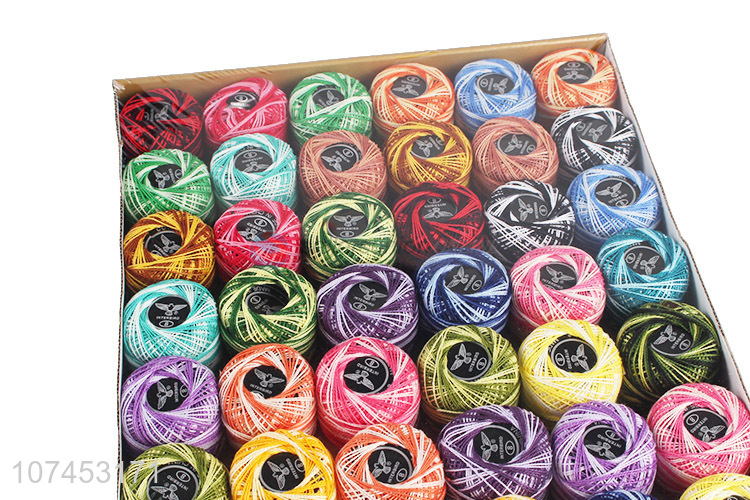 Wholesale 42 Pieces Colorful Cotton Twine Sewing Thread