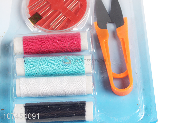 Best Sale Needle & Thread Set  With Scissor Sewing Kit
