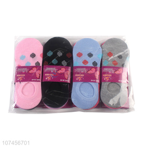 Premium quality fashiom ladies invisible socks boat sock