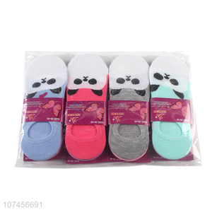 Best selling cute animal pattern women ankle sock