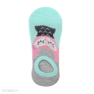 Best sale cute animal pattern women ankle sock