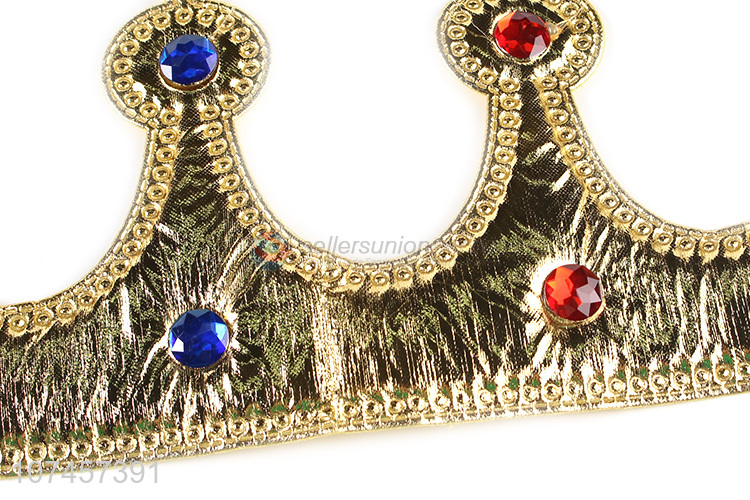 New Selling Promotion Novelty Fairy Crown Gold Tiara Toy