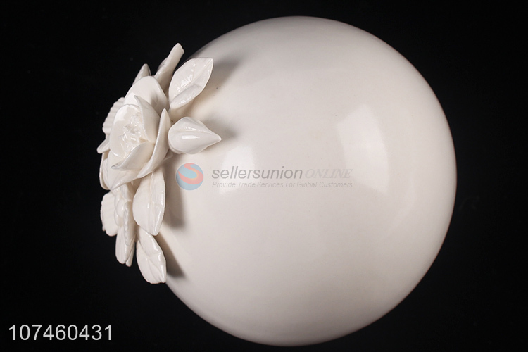Hot Selling Artificial Flower Ceramic Egg Decorative Crafts