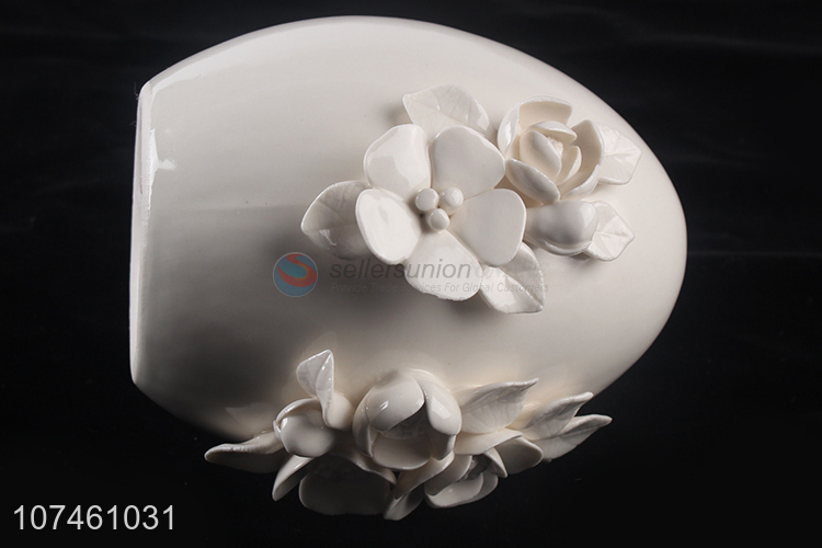 Unique Design Egg Shape Ceramic Ornament Fashion Home Decoration