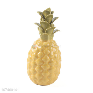 Custom Simulation Pineapple <em>Porcelain</em> <em>Crafts</em> Home Decoration