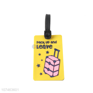 High quality PVC card holder portable luggage tag