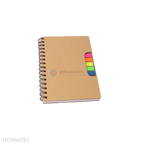 Hot Selling Spiral Book With Color Sticky Notes And Ball Pen Set